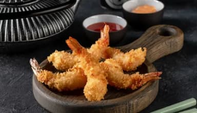 Gambas tempura